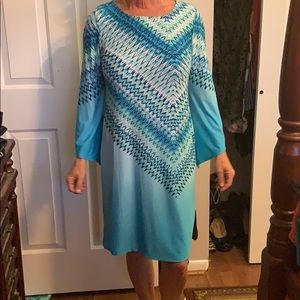 Ladies blue dress